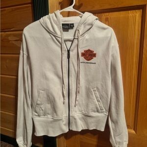 Harley-Davidson White Anniversary Hoodie